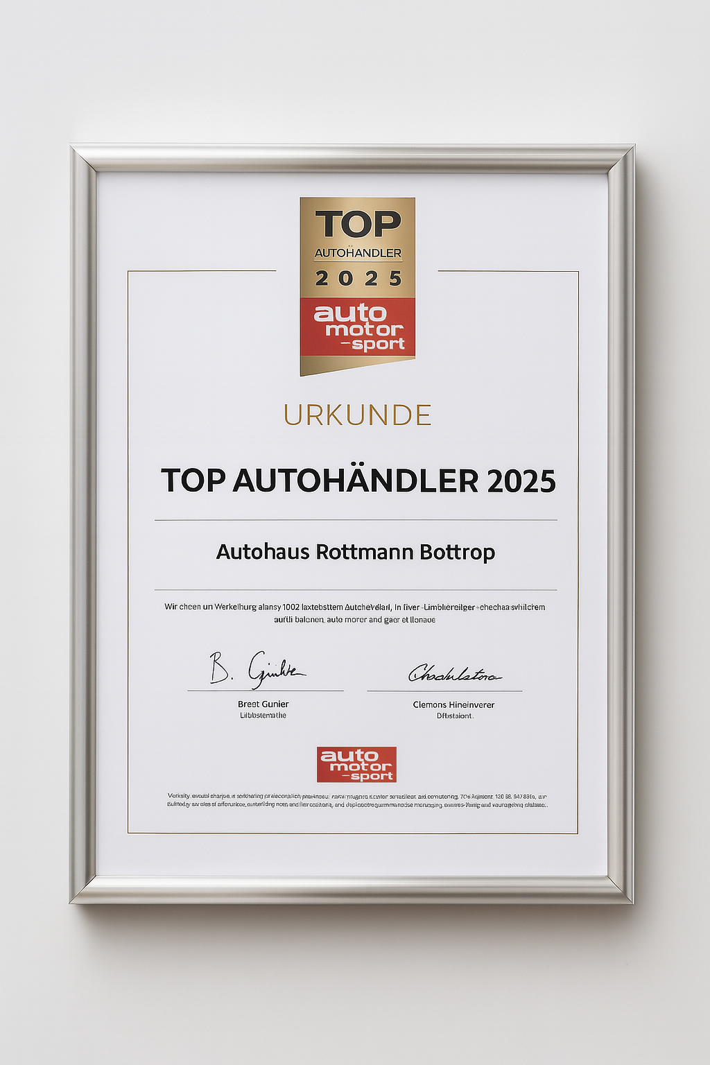 Top Autohändler 2025