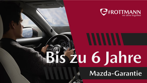 Bis zu 6 Jahre Mazda-Garantie